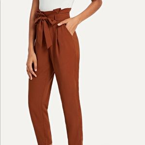 Shein pleated wide leg pant